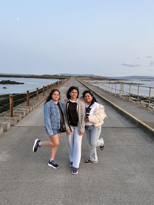 Out along the pier